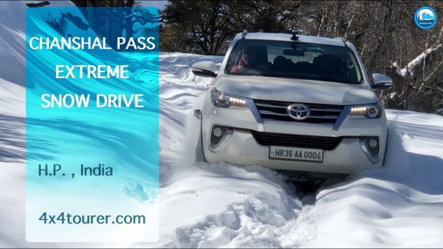 Snow Drive 2017 | Mitsubishi Pajero Sport | Extreme Off Road | Snow Chains | Himachal | India |