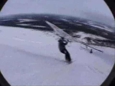 Snow Skiing & Hang Gliding Extreme Sports